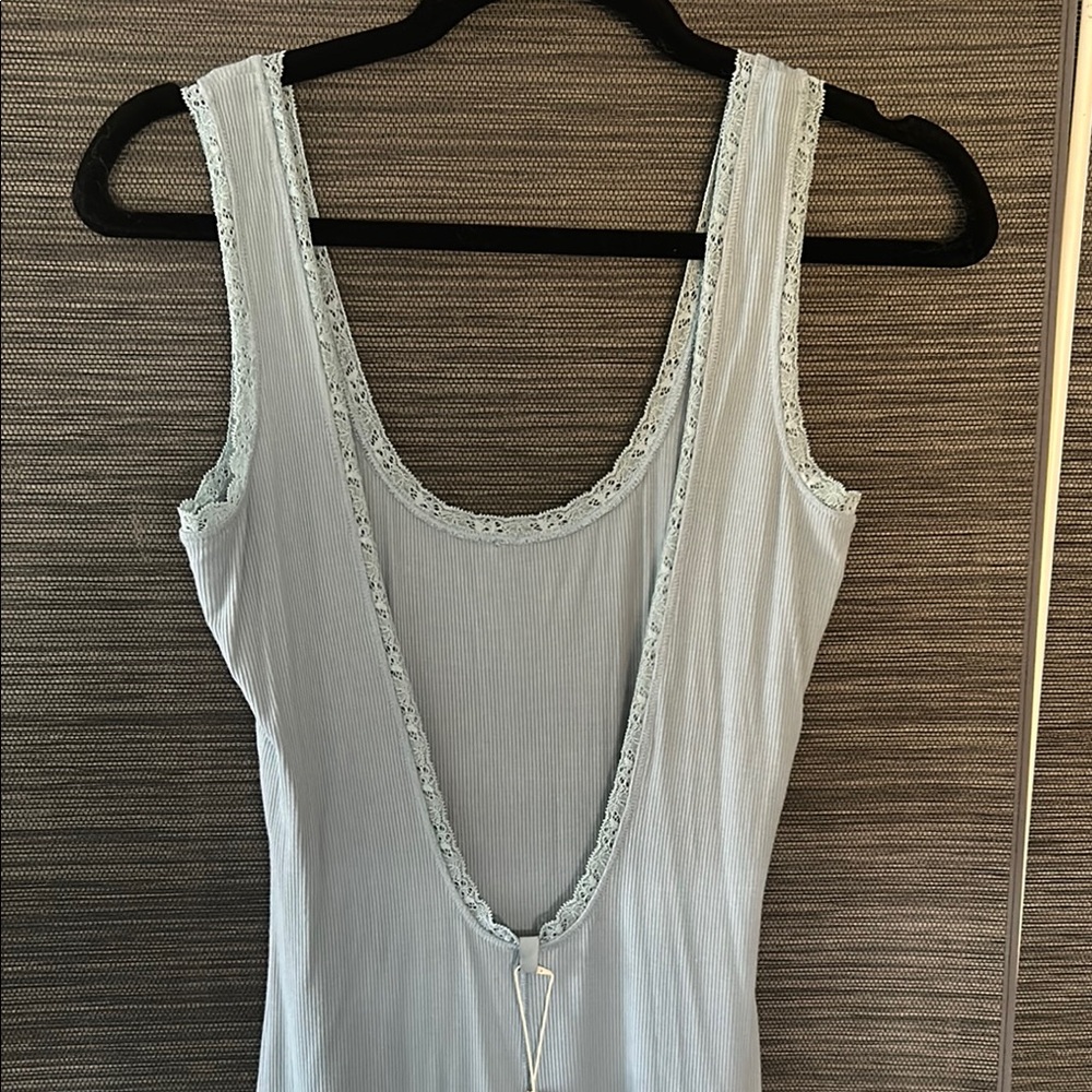 Skims Soft Lounge Blue Maxi Dress - Picture 3 of 5